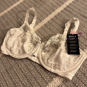 White Lace Bra- NWT Bali 36D